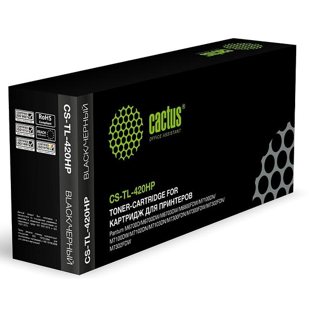 Картридж лазерный Cactus CS-TL-420HP черный (3000стр.) для Pantum M6700D/M6700DW/M6703DW/M6800FDW/M7 фото 1