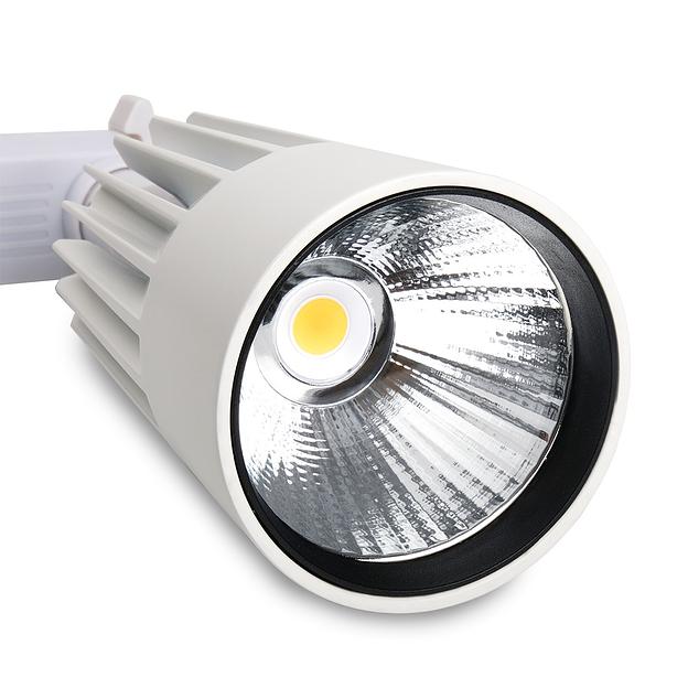 Светильник светодиодный трековый на шинопровод ДПО- 30Вт 4000K 3000Лм 24° WH (белый) IP40 Jazzway JazzWay 5022737 фото 4