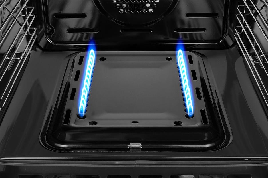 Духовой шкаф Газовый Weissgauff WGO 706 черное стекло фото 5