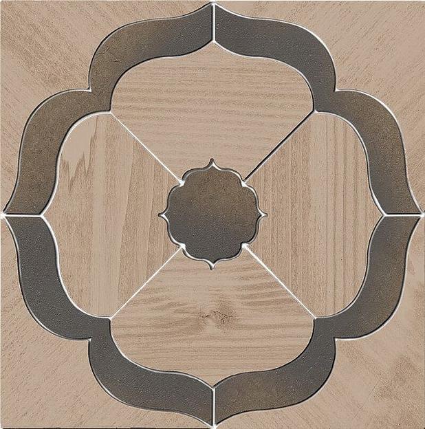 Декор Kerama Marazzi Гранд Вуд наборный беж светлый фото 1
