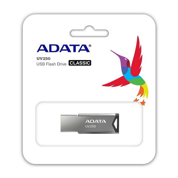 Флэш-накопитель 64GB AUV250-64G-RBK SILVER ADATA фото 4