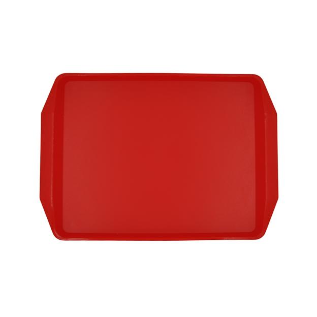 Поднос 42*30 см. красный поверхность шагрень MG /1/10/ фото 1