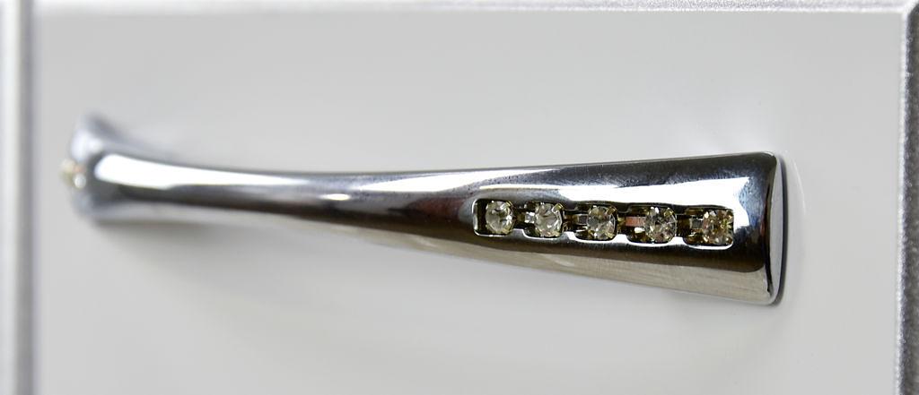 Тумба Аттика 85 DORATIZ 9912.321, белая патина серебро, под умывальник фото 6