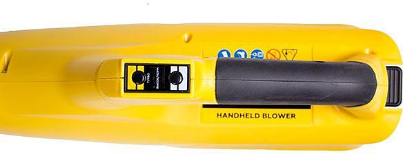 Воздуходувка Champion BB400 пит.:от аккум. желтый/черный фото 5