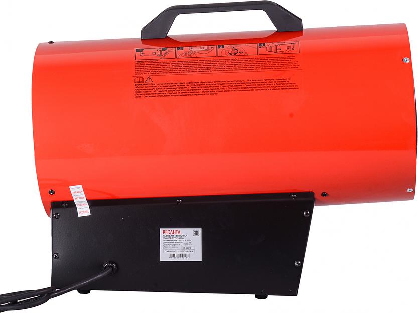 Тепловая пушка газовая Ресанта ТГП-35000 35000Вт красный/черный фото 5