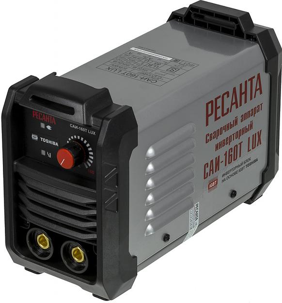 Сварочный аппарат Ресанта САИ-160Т LUX инвертор ММА DC 6.5кВт фото 1
