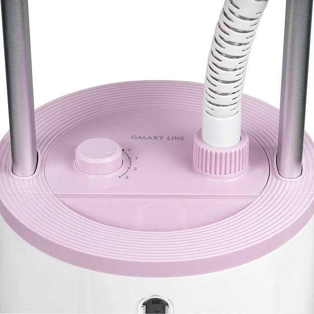 Отпариватель напольный Galaxy Line GL 6216 2200Вт белый/розовый фото 9