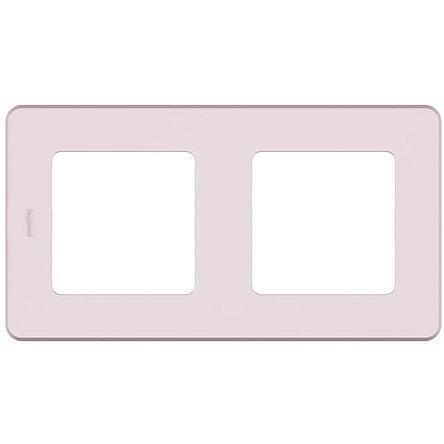Legrand 673944 Рамка - 2 поста - INSPIRIA - розовый фото 1