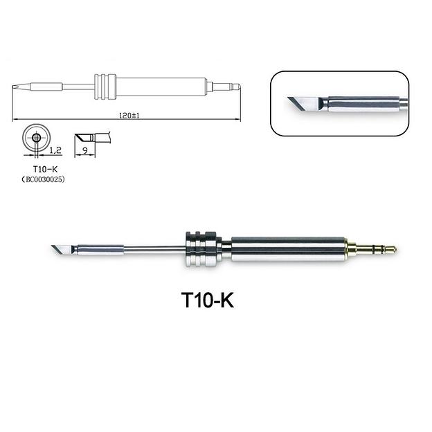 Аксессуары для пайки Atten Жало со встроенным нагревателем, T10-K фото 2