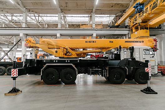 Автомобильный кран Ивановец КС-6577К-3 г/п 50 т фото 5