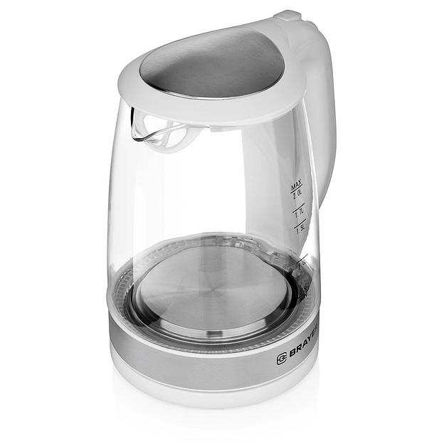 BRAYER 1040BR-WH Чайник, 2л, 2220Вт, белый фото 1