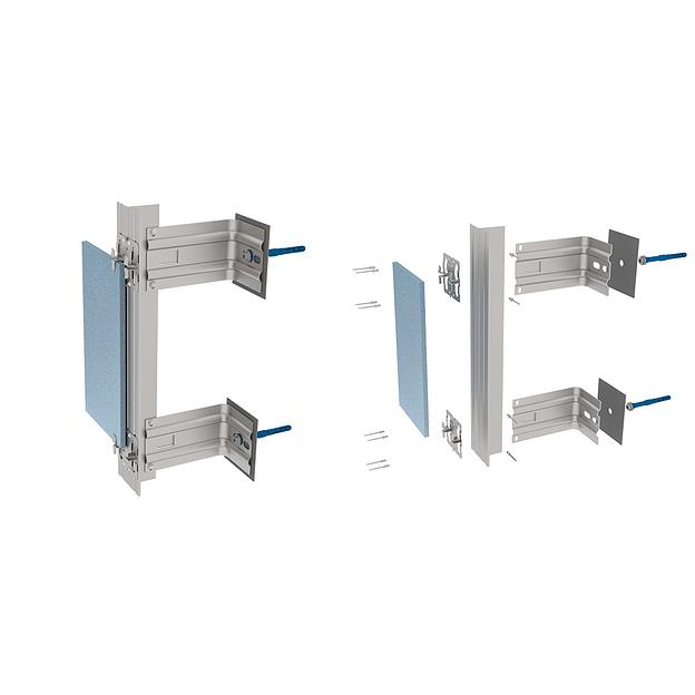 Подсистема НФС под керамогранит 600х600х10 мм ОПТ фото 1