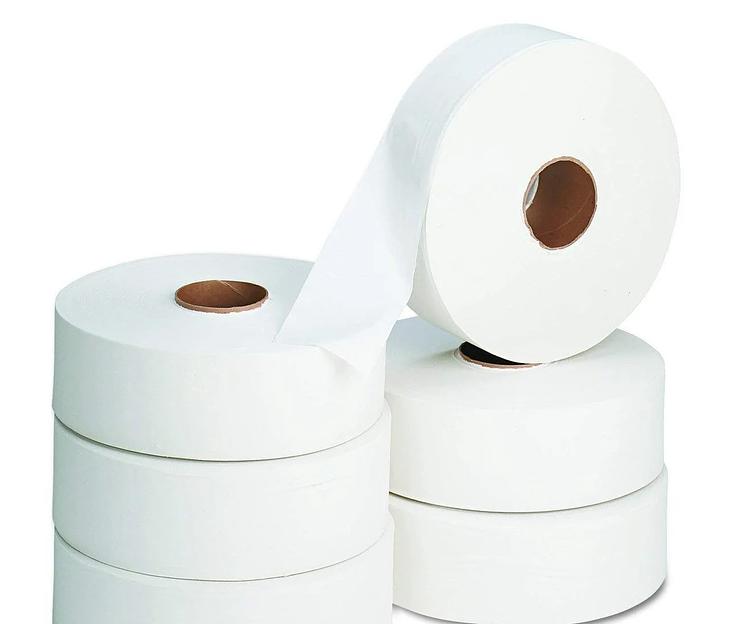 Туалетная бумага Eurostandart «Джамбо» двухслойная 200 м, 6 шт ОПТ фото 1