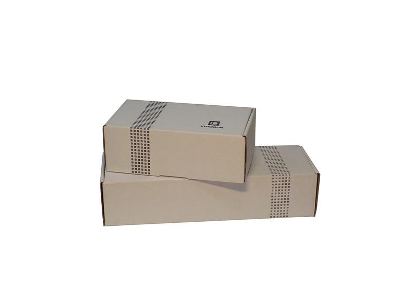 Пачки 310×105×70, 125×105×70 из трёхслойного микрогофрокартона с белым слоем с нанесением флексопечати фото 1