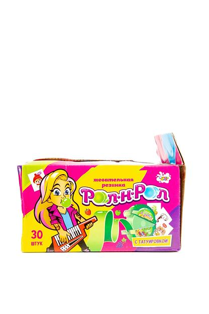 Жевательная резинка «Рол'н'Рол» с тату ОПТ фото 3