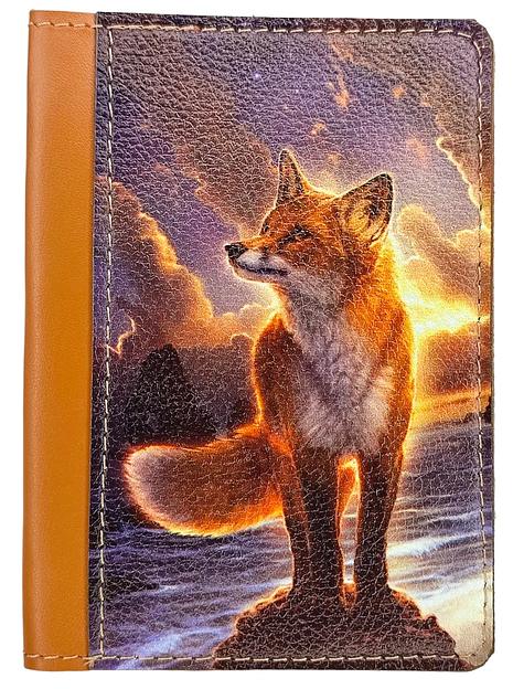 Обложка на паспорт «Лиса на севере» ОПТ фото 1
