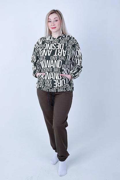 Женский костюм футер, модель К-12 ОПТ фото 1