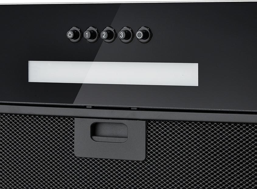 Вытяжка встраиваемая Weissgauff Aura 450 черный управление: кнопочное (1 мотор) фото 4