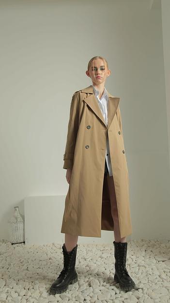 Плащ женский бежевый, Опт фото 1