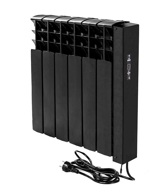 Электрический радиатор (обогреватель) «Normand» 6 чёрный ОПТ фото 1