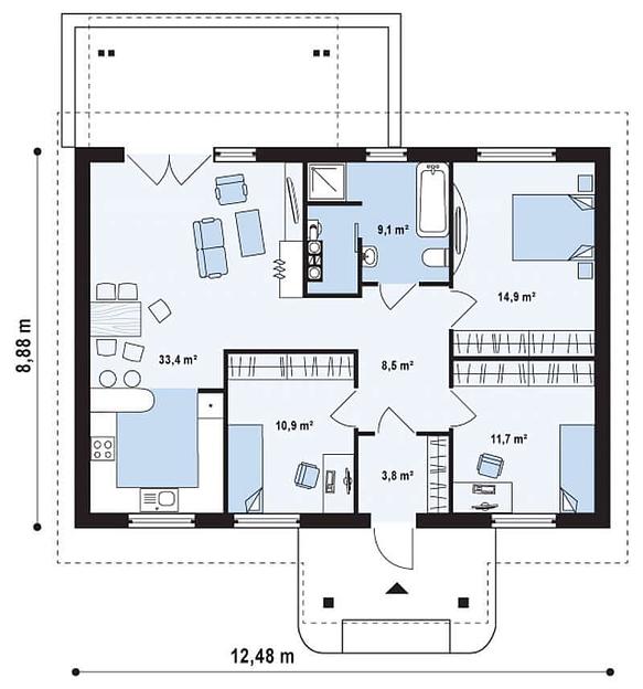 Проект дома «Сильвер» фото 2