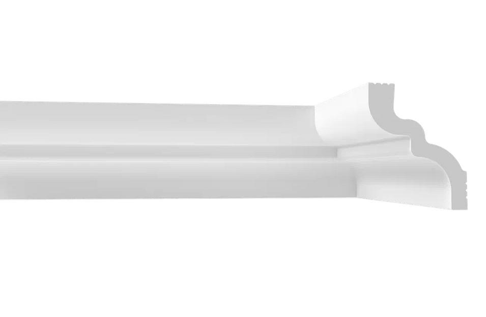 Плинтус потолочный Format 10510E, белый ОПТ фото 1