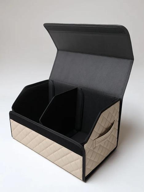 Органайзер в багажник для автомобиля бежевый ОПТ фото 7