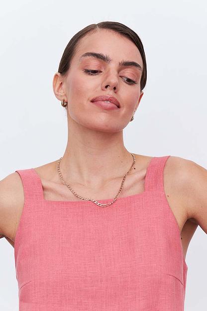 Сарафан длинный D010_1_ROSE/Розовый фото 5