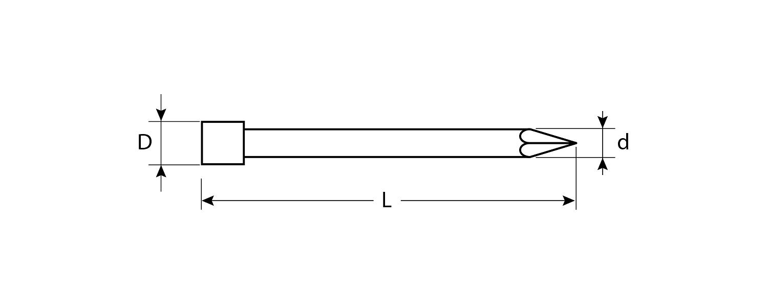 ЗУБР 50 x 1.8 мм, цинк, 5 кг, финишные гвозди (305310-18-050) фото 2