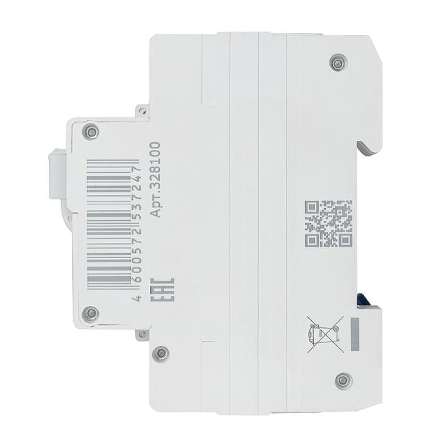 Выключатель автоматический дифференциального тока 2п с защитой от сверхтоков OptiDin D63-22C25-AC-У3 C25 30мА 4.5кА КЭАЗ 328100 фото 3