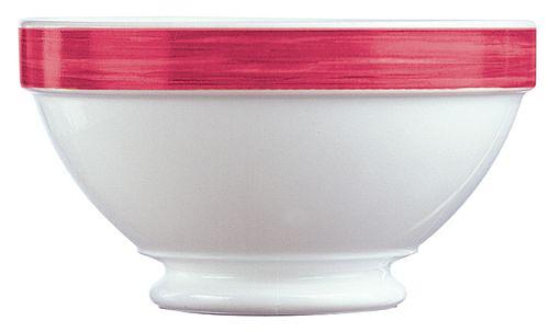 Салатник d=132 мм. 510 мл. h=74 мм. вишневый край Браш /1/6/36/ фото 1