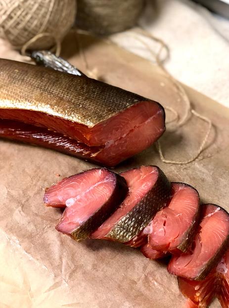 Балык кеты холодного копчения Камчатка Морепродукты фото 1