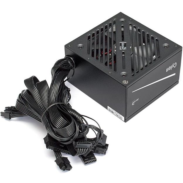Блок питания Aerocool ATX 600W CYLON 600 80+ (24+4+4pin) APFC 120mm fan color 5xSATA RTL фото 6