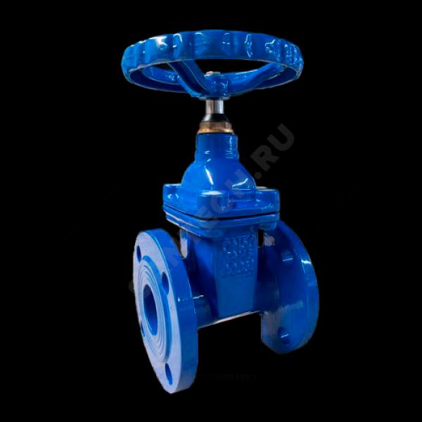 Задвижка чугунная 30ч39р  МЗВ обрезиненный клин с гайкой и направляющими клина Ду 50 Ру16 до +120 фланцевая фото 2