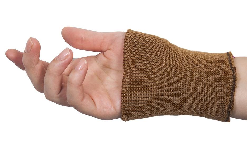 Трикотажные манжеты коричневые фото 3