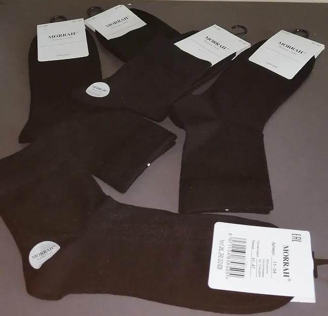 Комплект носков «Morrah» 5 пар цвет черный ОПТ фото 2