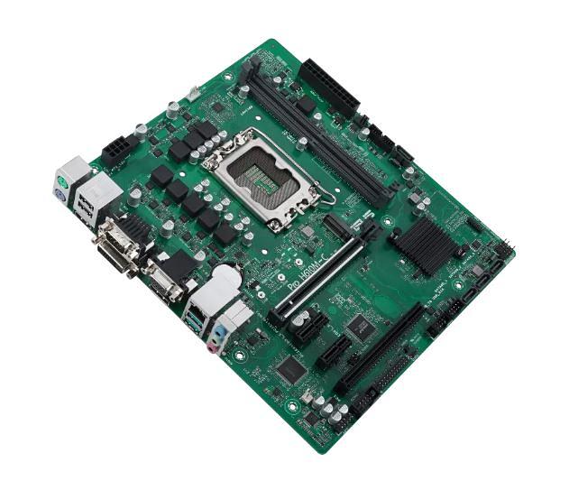 Материнская плата ASUS PRO H610M-C-CSM, LGA1700, B610, 2*DDR5, D-sub+DP+DVI+HDMI, SATA 6.0, M.2, USB 3.2*2, USB 2.0*2, COM, mATX; 90MB1AT0-M0EAYC (PRO H610M-C-CSM) фото 2