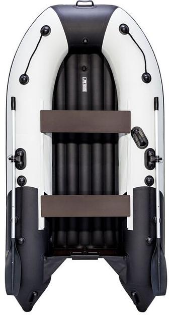 Лодка Ривьера Компакт 2900 НДНД, 2900*1500*420 мм., цвет: серый-черный фото 3