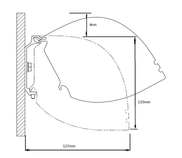 Kauber Red Label Tens BT Cinema 131" 16:9 163x290 см. дроп 40 см. Clear Vision фото 3