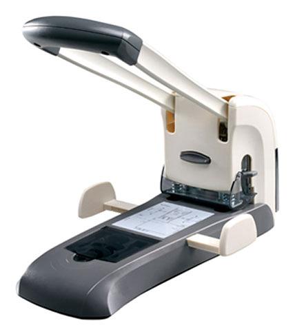 Дырокол Kw-Trio Lever-Tech HD 9556 макс.:200лист. металл серый отв.:2 с линейкой фото 1