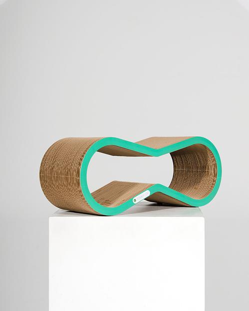 Когтеточка из картона Свитч, зеленый, опт фото 3