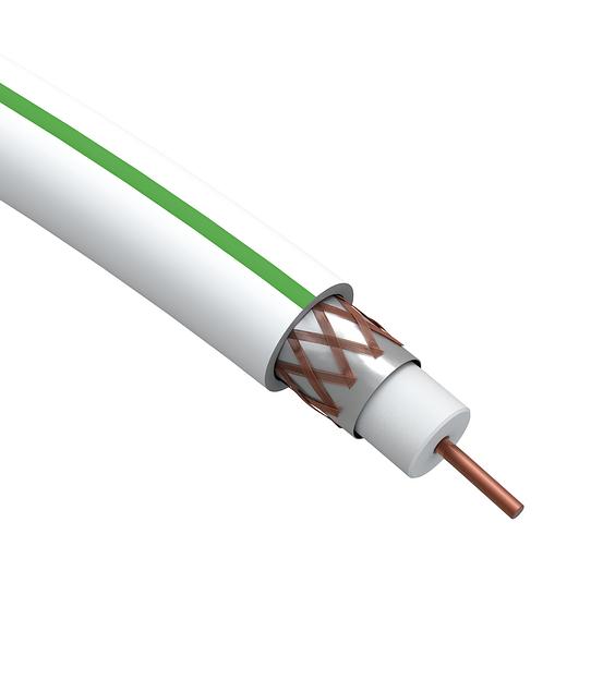 Кабель коаксиальный ЭРА SAT 703 B, 75 Ом, Cu/(оплетка Cu 75%), PVC, белый, бухта 100 м (4/96) фото 2