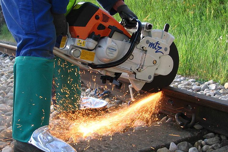 Станок рельсорезный GEISMAR MTZ-350 AS (Двигатель ШТИЛЬ Германия) фото 1