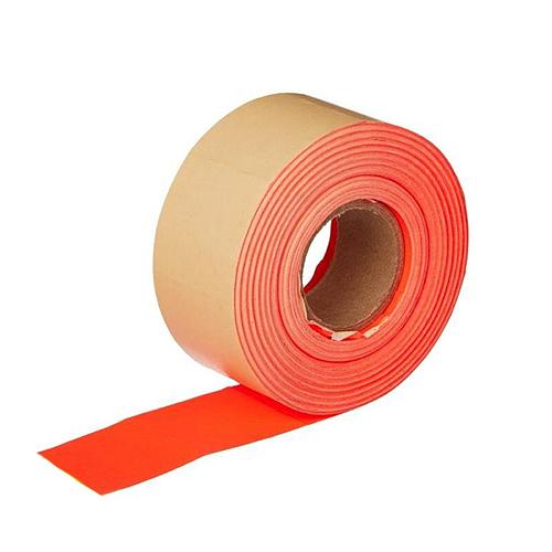 Этикет-лента прямоугольная 21х12 мм, 1000 шт красная фото 1