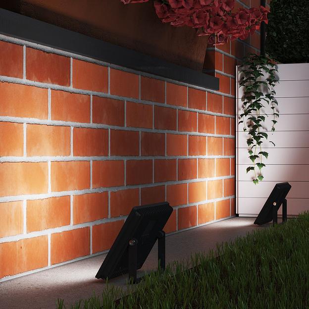 Прожектор уличный Gauss Elementary 613100350 светодиодный 50Вт корп.алюм.черный фото 6