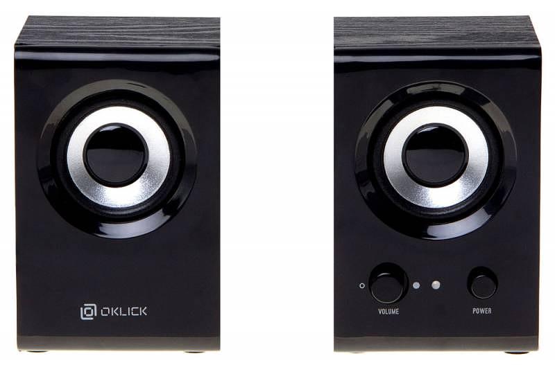 Колонки Оклик OK-160 2.0 черный 6Вт фото 2