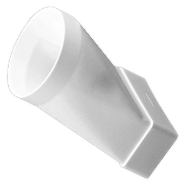 Соединитель вентиляционных каналов 55х110/d100 мм фото 1