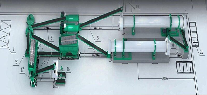 Линия производства органических удобрений из свиного навоза на 15 000 тонн фото 1