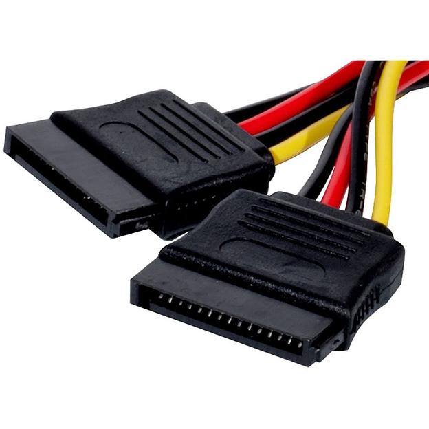 Exegate EX138935RUS Кабель питания 2xSATA (от разъема Molex (IDE) блока питания), 15см Exegate фото 3