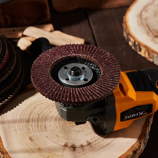 Круг лепестковый торцевой, P40, 115х22,2мм фото 6